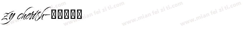 zy cherish字体转换